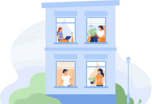 Desenho de um prédio